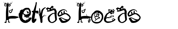Letras Locas font