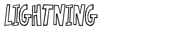 Lightning font