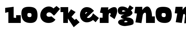 Lockergnome font preview
