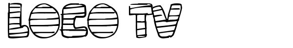 Loco TV font