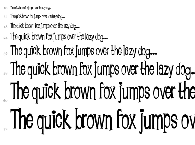Lounge Bait font waterfall