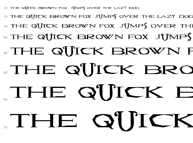LoveSexy font waterfall