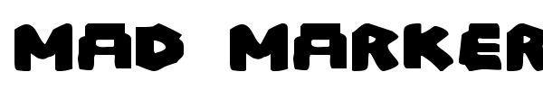 Mad Marker font