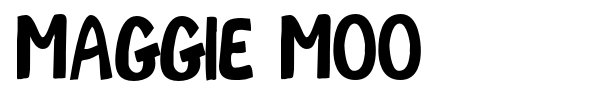 Maggie Moo font