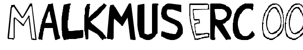 Malkmus Erc 001 font