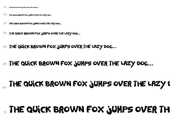 Marisol font waterfall