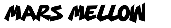 Mars Mellow font preview