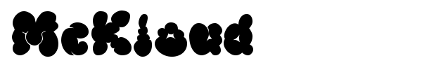 McKloud font preview