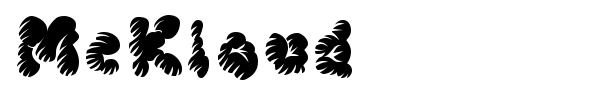 McKloud font preview