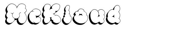 McKloud font preview