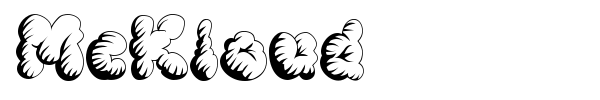 McKloud font preview
