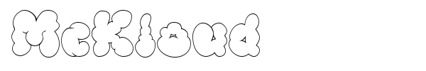 McKloud font preview