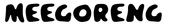 Meegoreng font