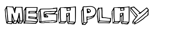 Mega Play font