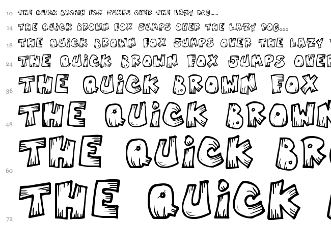 Mister Vampire font waterfall