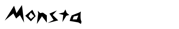 Monsta font