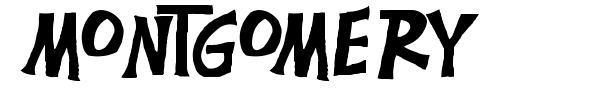 Montgomery font