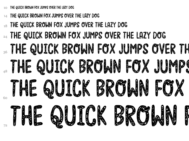 Moonfish font waterfall
