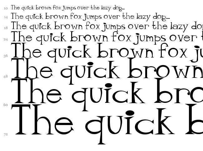 Mr. Larry Tate font waterfall