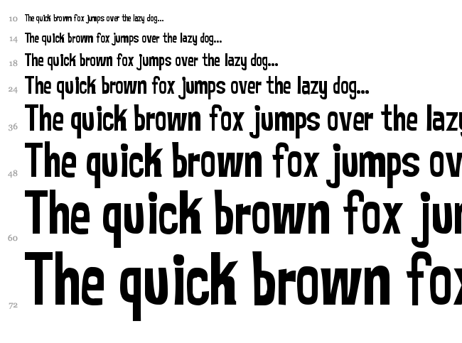 Mr. Bubble font waterfall