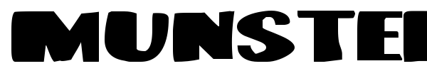 Munster Bash font