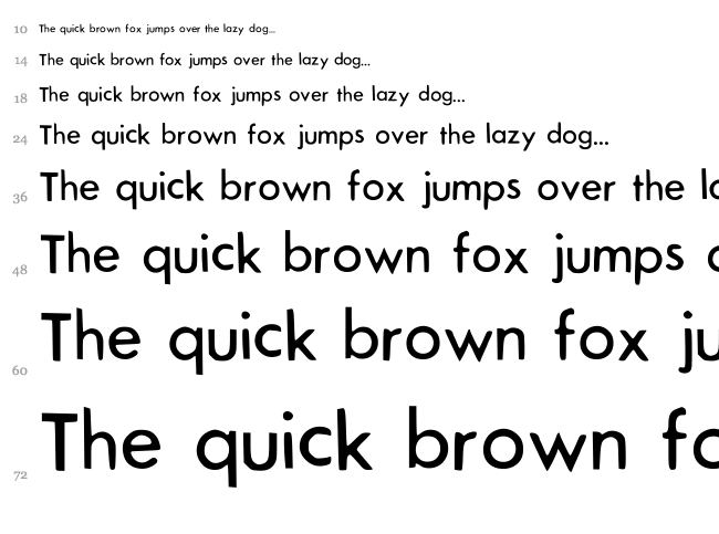 Muppets font waterfall