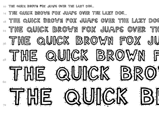 Nash TuckerBlue font waterfall