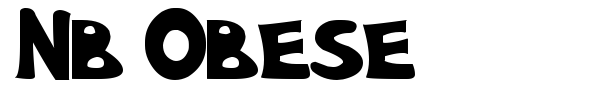 Nb Obese font