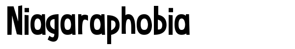Niagaraphobia font