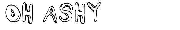 Oh Ashy font