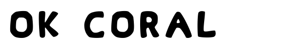 Ok Coral font