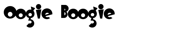 Oogie Boogie font preview