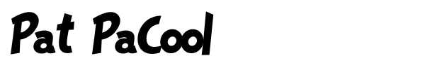 Pat PaCool font preview