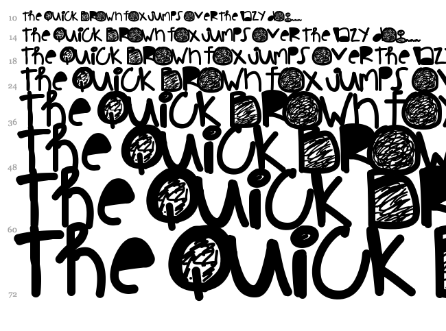 Pink Dolphin font waterfall
