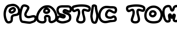 Plastic Tomato font preview