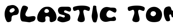 Plastic Tomato font preview