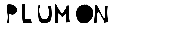 Plumon font