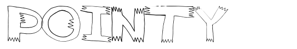 Pointy font preview