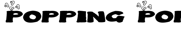 Popping Popcorn font