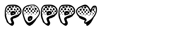 Poppy font