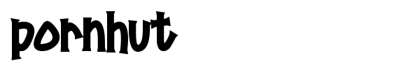 Pornhut font