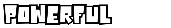 Powerful font