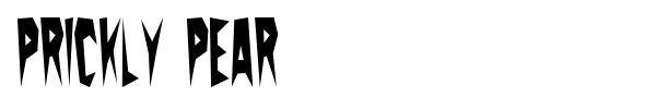 Prickly Pear font