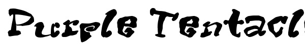 Purple Tentacle font