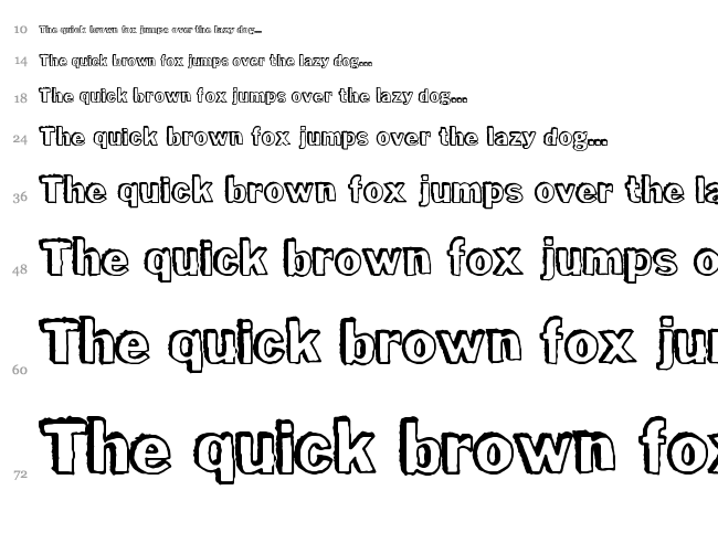 Purple Drank font waterfall