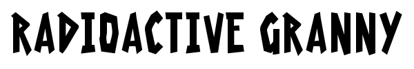 Radioactive Granny font