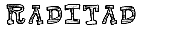 Raditad font