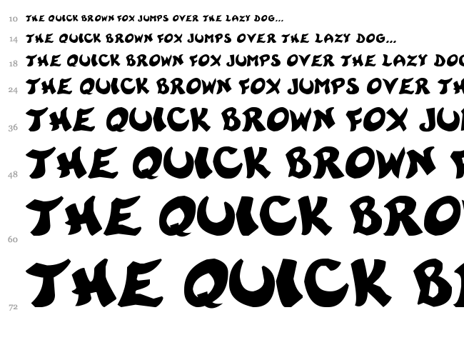 Rayman Adventures font waterfall
