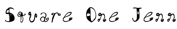 Square One Jenna! font