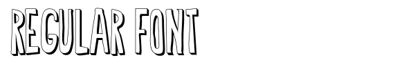 Regular Font font